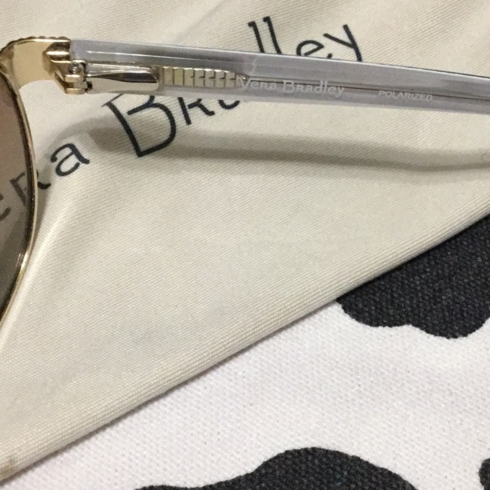 Vera Bradley Polarized Aviator Sunglasses - Picture 6 of 8